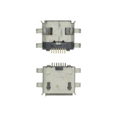 Роз'єм зарядки для Fly Ezzy 6 7 pin (4 кріплень) (контакти посередині) (Micro USB) без шлейфа