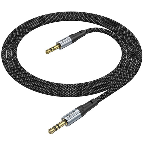 Аудиокабель AUX Hoco UPA26 3.5 мм (1 м) (Black)