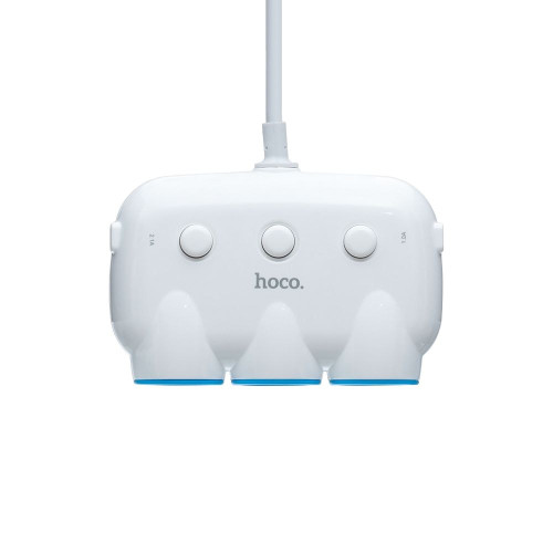 Автомобильное зарядное устройство Hoco C1 2xUSB-A (15.5W · 3.1A) (White)