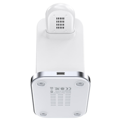Бездротовий зарядний пристрій ACEFAST E15 3в1 (15W) (White)