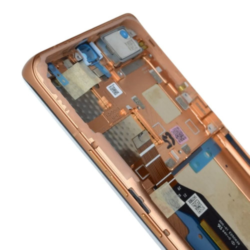 Дисплей для Motorola XT2401 Moto Edge 50 Ultra з тачскріном в рамці (Peach) (Original)