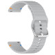 Ремешок универсальный 20 мм Silicone Wavy для Amazfit, Samsung, Huawei (Light Gray)