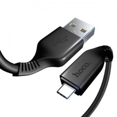 Кабель Hoco X20 Flash USB-A – Type-C (1 м · 12W · 2.4A) (Black)
