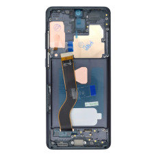Дисплей для Samsung G985 Galaxy S20 Plus з тачскріном в рамці (Black) (OLED Soft) (Big size)