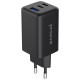Сетевое зарядное устройство Proove Pocket Gan USB-A+2xUSB-C (65W · 3A) (Black)