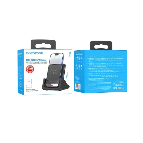 Беспроводное зарядное устройство Borofone BQ20 (15W) (Black)