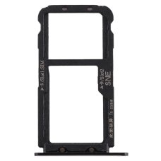 Держатель SIM-карты для Huawei Nova 3i (версия на 2×SIM) (Black)