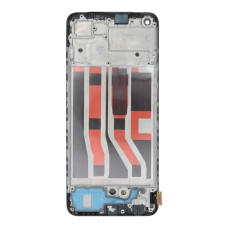 Дисплей для Oppo A74 с тачскрином в рамке (Black) (IPS) (ver. 04)