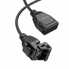 АЗП Hoco Z45A 12W 2.4A 2USB-A для мотоцикла black