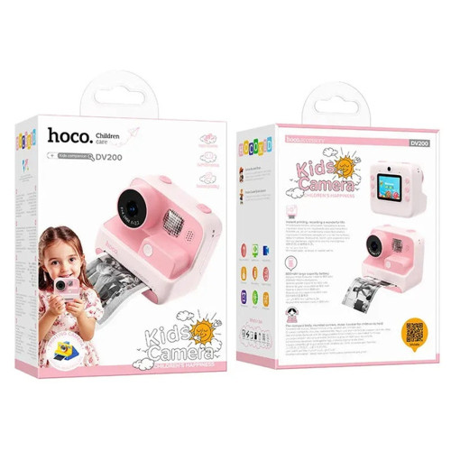 Детский фотоаппарат Hoco DV200 (Pink)
