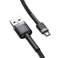 Кабель Baseus Cafule USB-A – Micro-USB (1 м · 12W · 2.4A) (CAMKLF-BG1) (Black/Gray)