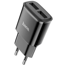Сетевое зарядное устройство Hoco C88A 2xUSB-A (12W · 2.4A) (Black)