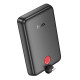 Повербанк Hoco J133A Triumph с кабелем Lightning (10000 mAh) (Black)