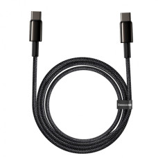 Кабель Baseus Tungsten Gold Type-C – Type-C (2 м · 100W · 5A) (Black)