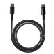 Кабель Baseus Tungsten Gold Type-C – Type-C (2 м · 100W · 5A) (Black)