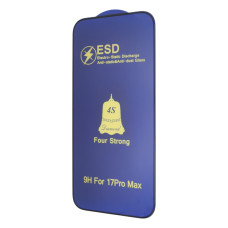 Защитное стекло 4S ESD Antistatic для Apple iPhone 18 Pro Max (Full Glue) (Black)