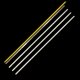 Прямая подсветка для телевизора Akai 50″ R72-50D04-024 (4 планки по 988 мм, 10 LED, линза 15,5 мм, 6 В)