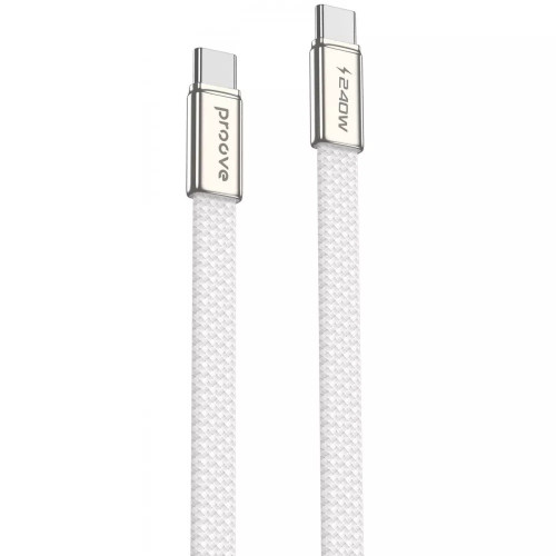 Кабель Proove AirLine Type-C – Type-C (1.5 м · 240W · 3A) (White)