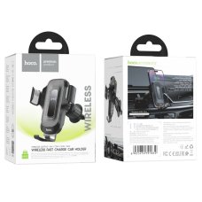 Автотримач Hoco HW2 Wireless (15W) (Black)