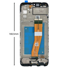 Дисплей для Samsung A025 Galaxy A02s (2021) (160,5 x 72 мм) з тачскріном в рамці (Black) (Original PRC)