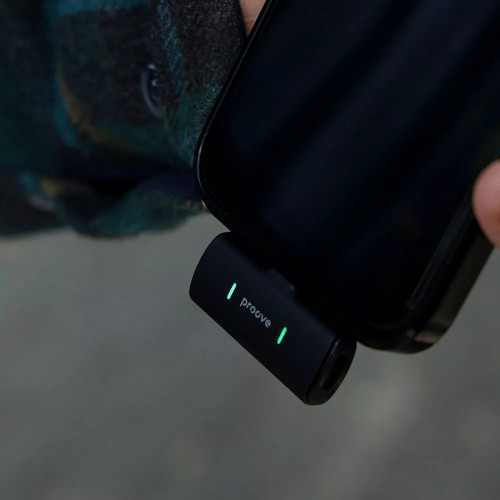 Бездротовий петличний мікрофон Proove Demo Lightning (Black)