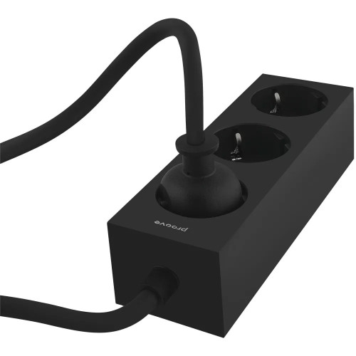 Сетевой фильтр Proove Magnet Strip на 3 розетки (1.6 м) (Black)