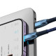 Кабель Baseus Glimmer Series Fast Charging Type-C – Lightning (1 м · 20W · 2.4A) (CADH000003) (Blue)