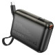 Повербанк Hoco J139 Hero PD20W+22.5W с кабелем Type-C (10000 mAh) (Black)