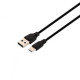 Кабель Remax RC-138a USB-A – Type-C (1 м · 12W · 2.4A) (Black)