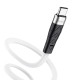 Кабель Hoco X53 Angel USB-A – Type-C (1 м · 15W · 3A) (White)