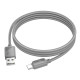 Кабель Hoco X113 Beneficio USB-A – Type-C (1 м · 15W · 3A) (Gray)