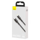 Кабель Baseus High Density Braided Type-C – Lightning PD (2 м · 20W · 2.4A) (Black)