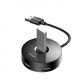 USB-хаб Baseus Round Box USB-A (USB 3.0 · 3xUSB 2.0 · 1 м) (Black)