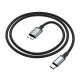 Мультимедийный кабель Hoco US10 Type-C – Micro-USB 3.0 5Gbit/s (0.5 м · 3A) (Black)