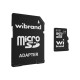 Карта памяти Wibrand microSDHC 8GB Class 10 + адаптер SD