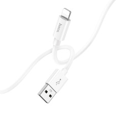 Кабель Hoco X87 Magic silicone USB-A – Lightning (1 м · 12W · 2.4A) (White)