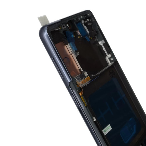 Дисплей для Samsung G991 Galaxy S21 с тачскрином в рамке (Black) (OLED SOFT) (Big size)