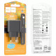 Сетевое зарядное устройство Hoco CS14A USB-A+USB-C (20W · 3A) с кабелем Type-C – Lightning (Black)