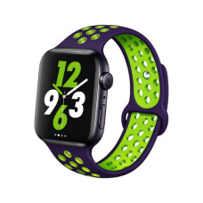 Ремешок для Apple Watch 38/40/41 мм Sport Nike (Violet/Green)