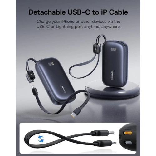 Повербанк Baseus EnerFill FC21 Qpow 3 Ultra 22.5W (20000 mAh) (PPFLS) (Black)
