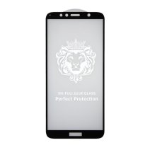 Захисне скло Lion для Huawei Y6 Prime (2018) (Full Glue) (0.3 мм, 2.5D) (Black)