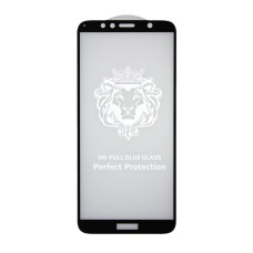 Защитное стекло Lion для Huawei Y6 Prime (2018) (Full Glue) (0.3 мм, 2.5D) (Black)
