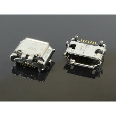 Роз'єм зарядки для Samsung I8330 7 pin (4 кріплень) (контакти знизу) (Micro USB) без шлейфа
