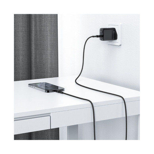 Кабель Acefast C4-02 USB-A – Lightning (1.8 м · 12W · 2.4A) (Black)