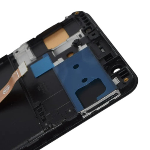 Дисплей для Samsung A750 Galaxy A7 (2018) з тачскріном в рамці (Black) (OLED) (Big size)