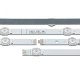 Пряма підсвітка для телевізора Hisense 58″ JL.D580A1330 (10 планок по 550 мм, 5/10 LED, лінза 14 мм, 3 В)