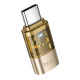 Перехідник Hoco UA36D Type-C – Lightning (Gold)