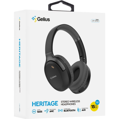Навушники bluetooth Gelius Heritage GP-HP011 black