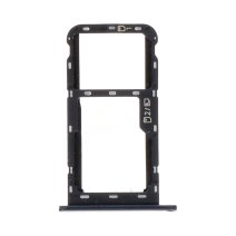 Держатель SIM-карты и карты памяти для ZTE Blade A7S (2020) (версия на 2×SIM) (Gray)