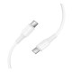 Кабель Hoco X120 Type-C – Type-C (1 м · 60W · 3A) (White)